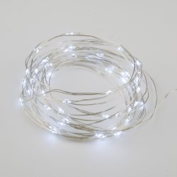 ULD-S0200-020-SСB-2AA WHITE IP20 DEW Гирлянда светодиодная Роса на батарейках 2AA не в-к. 2м. 20 светодиодов. Белый свет. Провод медный. TM Uniel