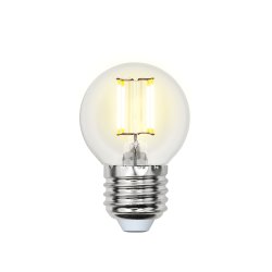 LED-G45-7.5W-NW-E27-CL GLA01TR Лампа светодиодная. Форма шар. прозрачная. Серия Air. Белый свет 4000K. Картон. ТМ Uniel