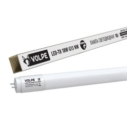 LED-T8-18W-NW-G13-FR-FIX-N Лампа светодиодная. матовый рассеиватель. Белый свет. Цоколь G13 неповоротный. ТМ Volpe.